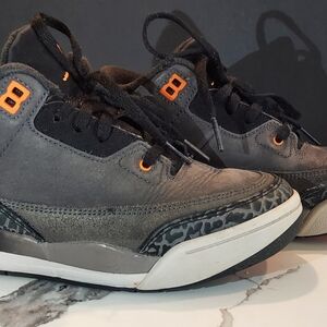 Air Jordan 3 Retro Kids' Sneakers, Size 1y